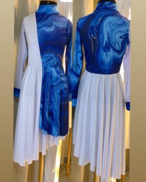 Vestido Marmorizado