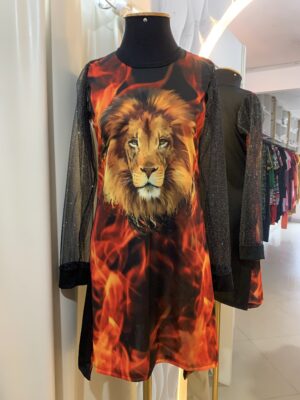 Bata Leão fogo