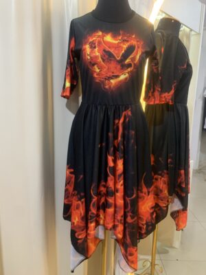 Vestido chamas