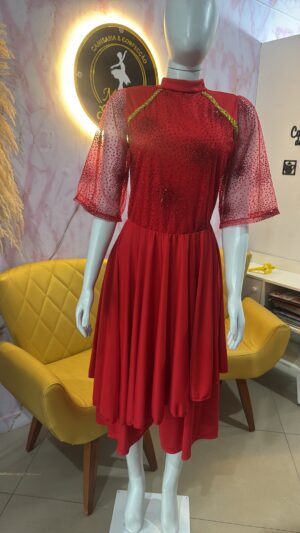 Vestido veste chama da presença